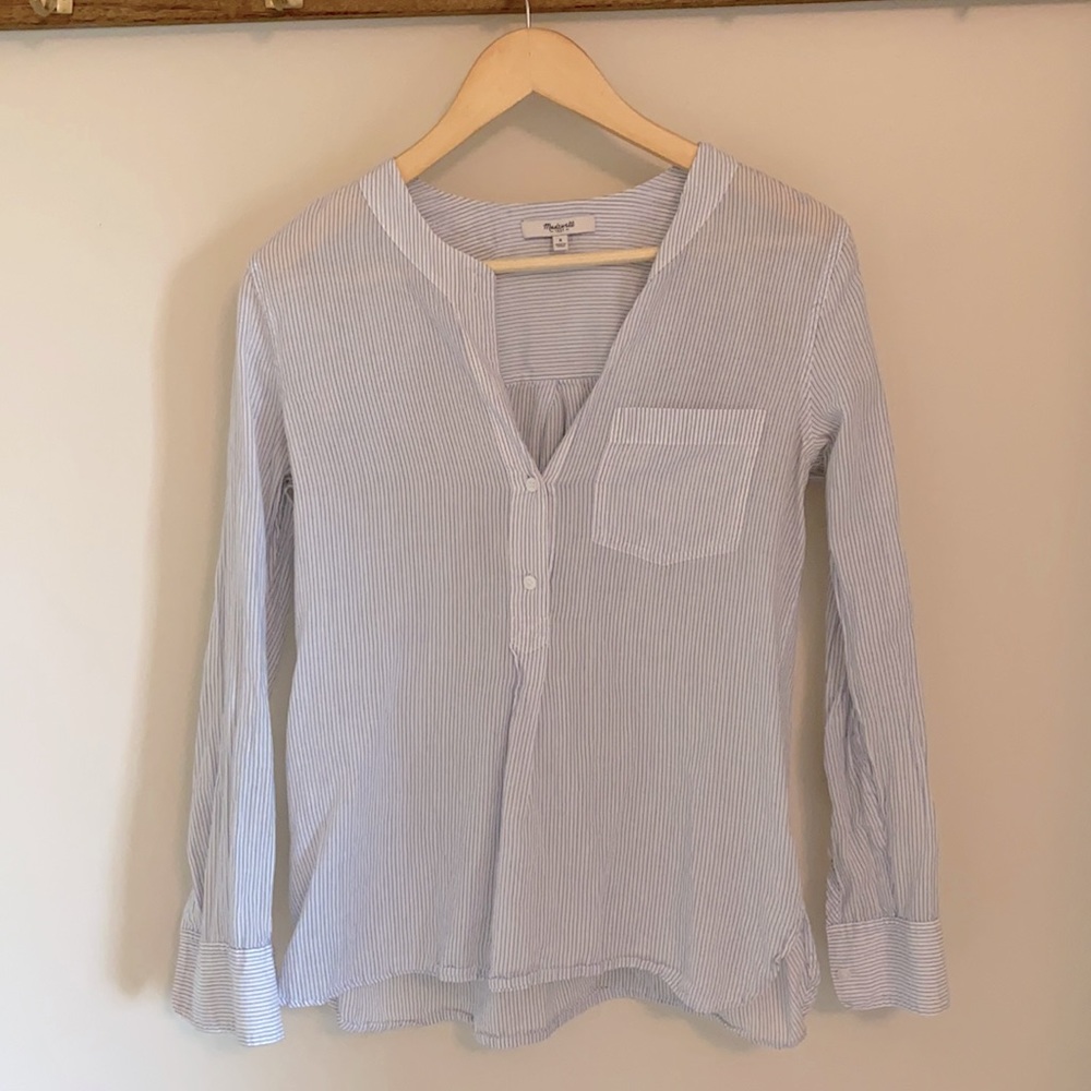 Madewell Striped Blouse